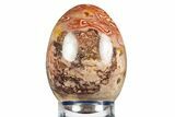 Polished Colorful Rhyolite Egg - Nevada #308869-1